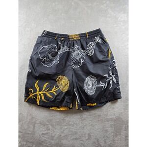 Nike SB Skate Shorts Mens Large Black Floral DH2952 Skateboard Swim Hybrid